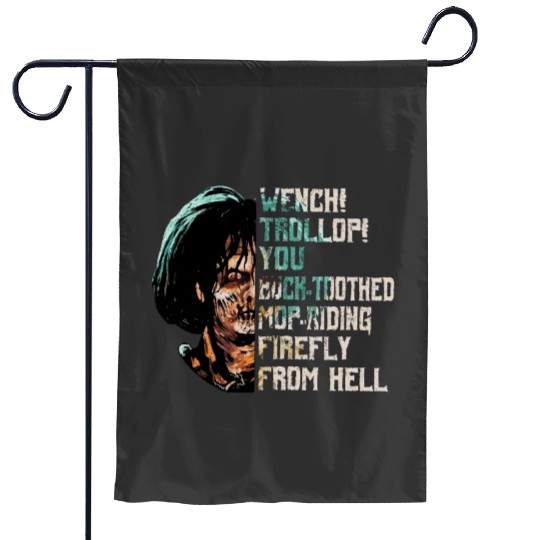 Vintage Disney Billy Butcherson Wench Trollop Garden Flags, Hocus Pocus 2 Garden Flags, Sanderson Sisters Witch Garden Flags