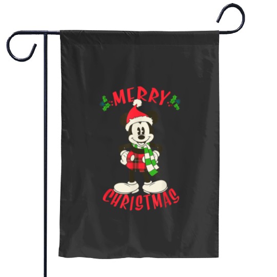Disney Vintage Mickey Mouse Christmas Holiday Garden Flags