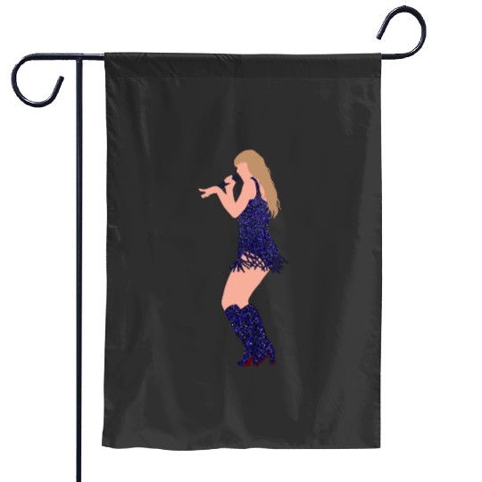 taylorswift midnights eras tour bejewled dance art Garden Flags