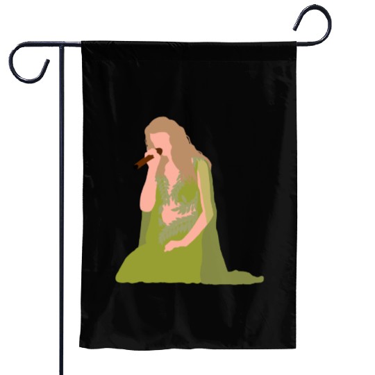 TaylorSwift Eras Tour green dress folklore evermore Garden Flags