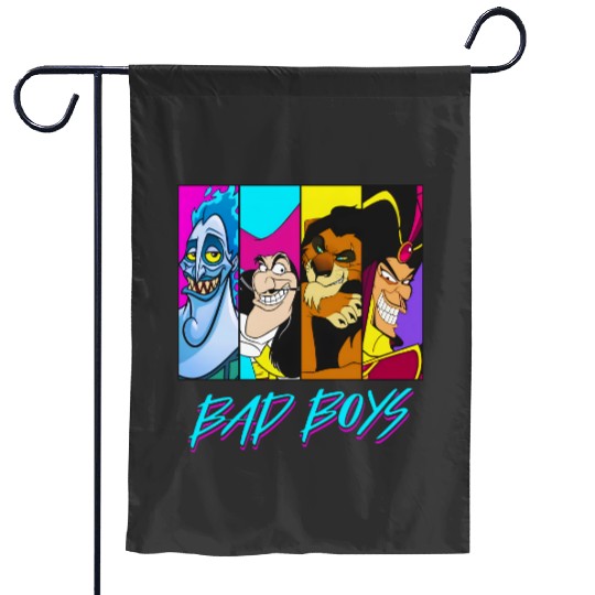 Retro Disney Villains Bad Boy Garden Flags Hades Captain Hook Scar Jafar Garden Flags