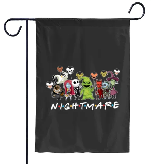 Nightmare Before Christmas Garden Flags, Disney Halloween  Garden Flags, Disney Balloon Garden Flags