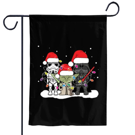 Star Wars Christmas Garden Flags, Disney Star Wars Matching Garden Flags