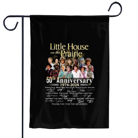 Discover Little House On The Prairie 50 Years 1974 2024 Signatures Thank You Garden Flags