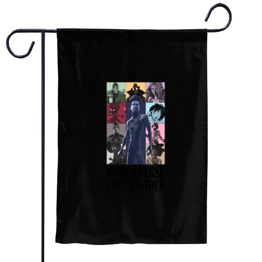 SpiderVerse Eras Tour with title Garden Flags