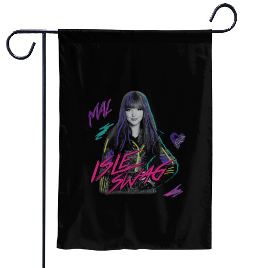 Disney Descendants 2 Mal Isle Swag Garden Flags