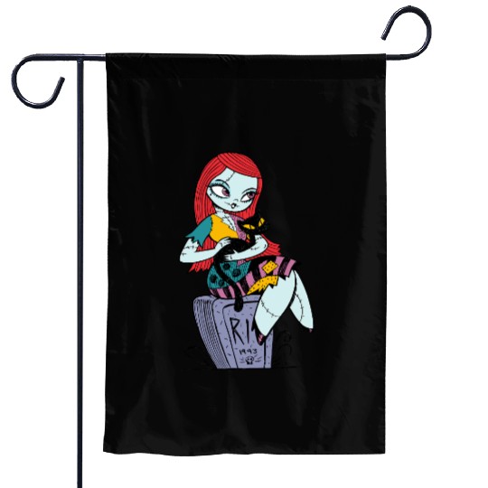 Disney The Nightmare Before Christmas Sally and Cat Garden Flags
