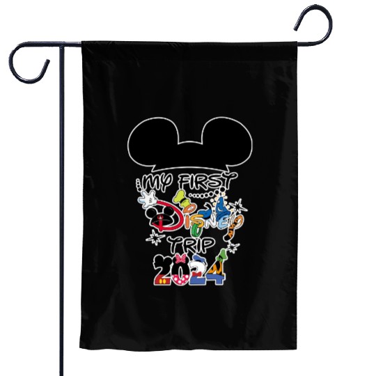 Disney Trip Garden Flags, Mickey Garden Flags, Mickey Ears, Disney Mickey Garden Flags