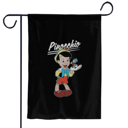 Disney Pinocchio and Jiminy Cricket Garden Flags