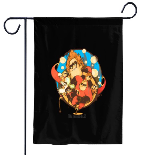 Retro Incredibles Characters, Incredibles Family, Disney Birthday Gift Garden Flags