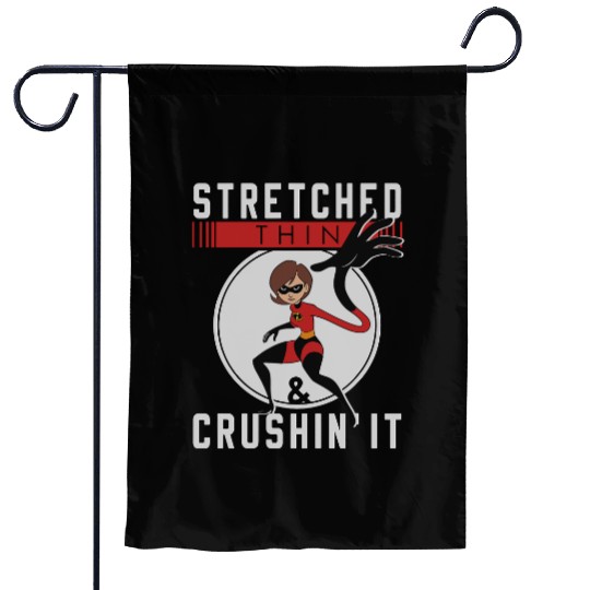 Disney and Pixars The Incredibles Elastigirl Stretched Thin Garden Flags