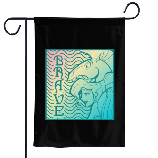 Disney Herculess Meg Megara Pegasus Bravess Garden Flags