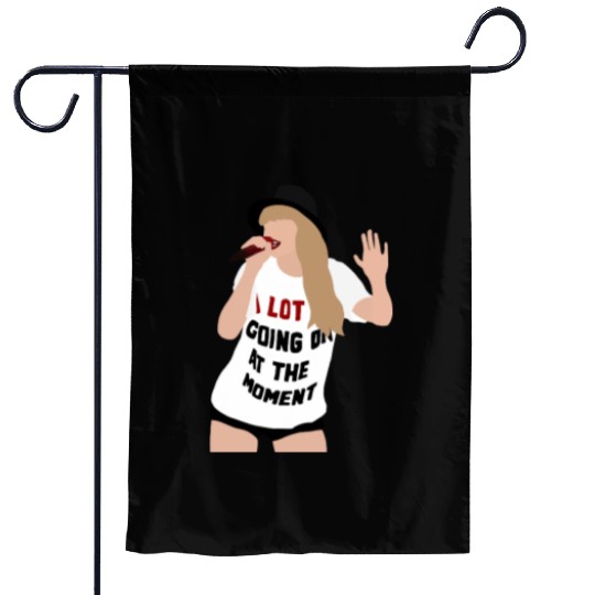 Red Eras Tour Garden Flags