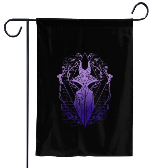 Disney Sleeping Beauty Maleficent Geometric Portrait Tank Top Garden Flags