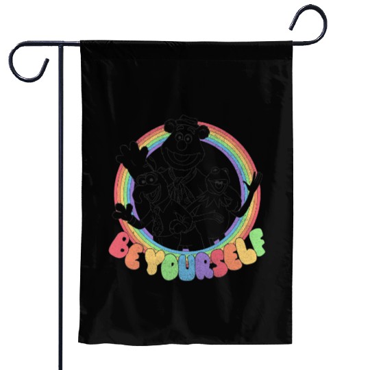 Disney The Muppets Be Yourself Rainbow Garden Flags