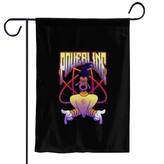 Disney A Goofy Movie Powerline Logo Portrait Sweatshirt Garden Flags