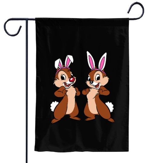 Amazons s Disney Chip n Dale Spring Easter Bunny Ears Garden Flags
