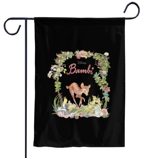 Disney Bambi Floral Portrait Garden Flags