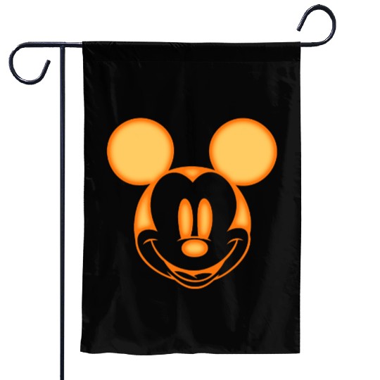 Disney Mickey Friends Halloween Mickey Carving Garden Flags