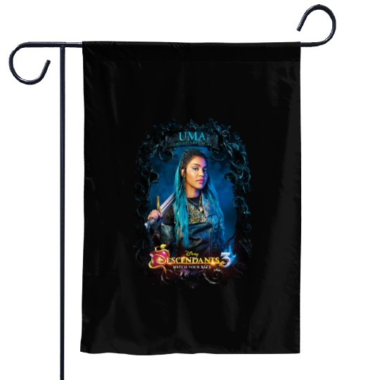 Disney Descendants 3 Uma Watch Your Back Garden Flags