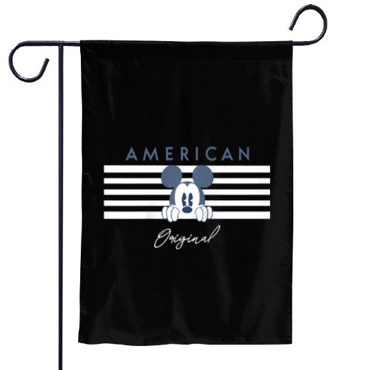 Disney American Original Mickey Raglan Baseball Tee Garden Flags