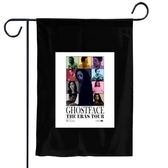 Scream Eras Tour Ghostfaces Version Garden Flags