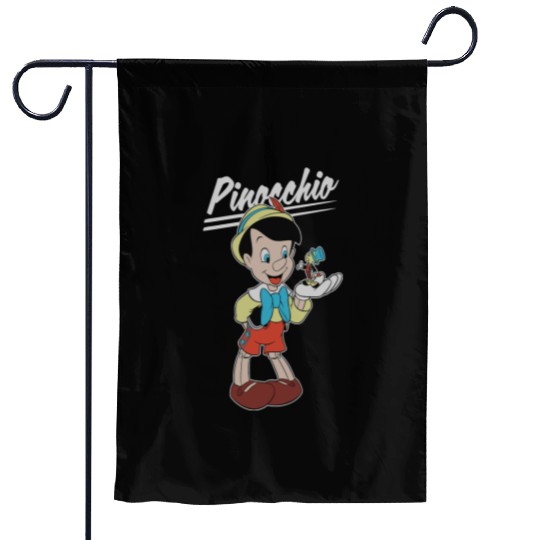 Disney Pinocchio and Jiminy Cricket Garden Flags