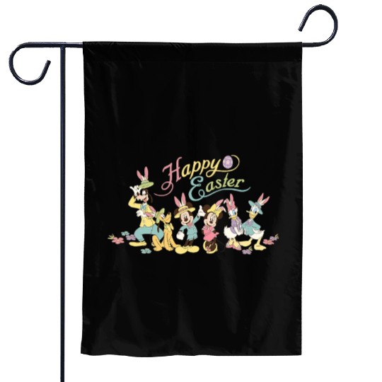 Disney Mickey Mouse and Friends Bunny Ears Easter Garden Flags