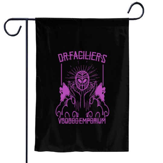 Dr. Faciliers Voodoo Emporium The Princess and the Frog Disney Villains Relaxed Fit Garden Flags