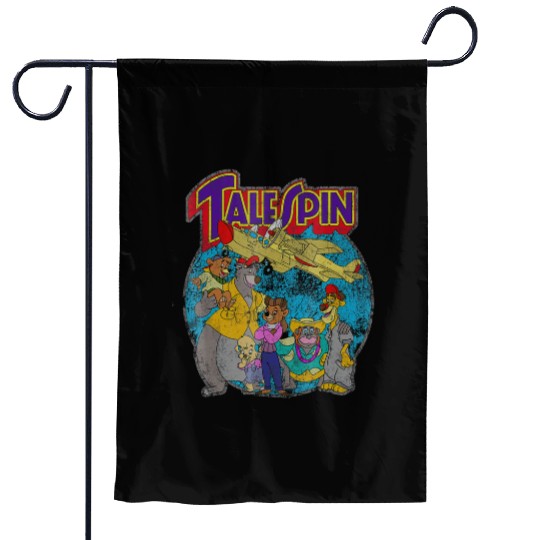 disneys talespin graphic Garden Flags