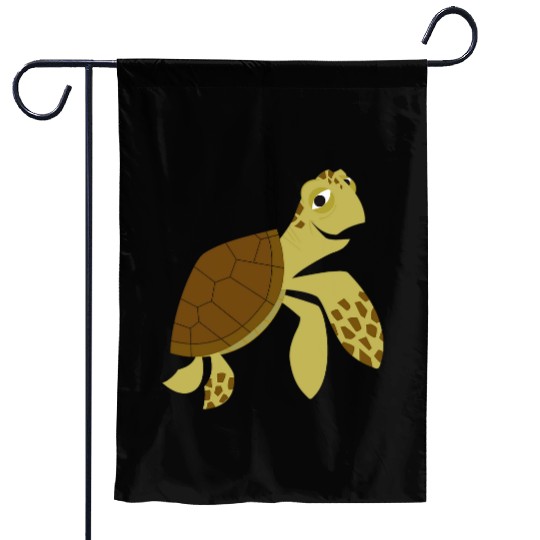 Disney and Pixars Finding Nemo Crush the Turtle Garden Flags