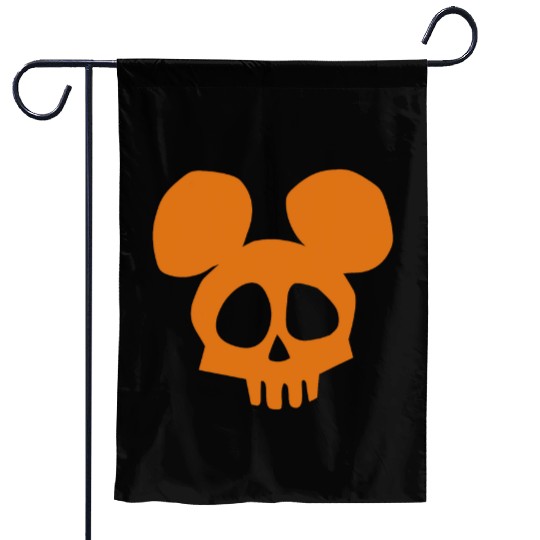 Disney Mickey Mouse Skull Halloween Garden Flags