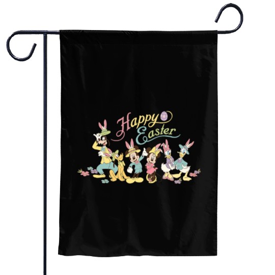 Disney Mickey Mouse and Friends Bunny Ears Easter Garden Flags