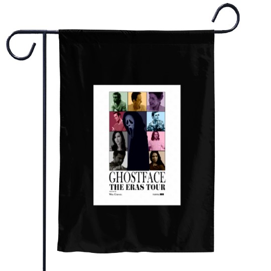 Scream Eras Tour Ghostfaces Version Garden Flags