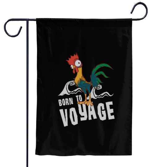 Disney Moana Hei Hei Rooster Born To Voyage Chest Portrait Garden Flags