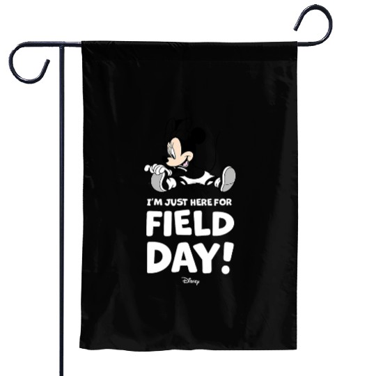 Disney Mickey Just Here For Field Day Garden Flags