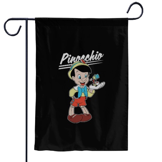 Disney Pinocchio and Jiminy Cricket Garden Flags