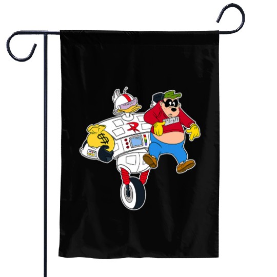 Disney Gizmoduck and Beagle Boy DuckTales Garden Flags