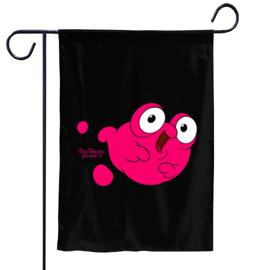 Disney Treasure Planet Morphss Pink Blob Garden Flags
