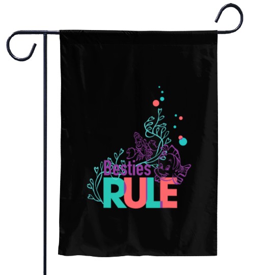 Disneys Sebastian and Flounder Besties Rule Garden Flags