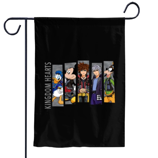 Disneys kingdom hearts iii Mickeys mouse characters Garden Flags