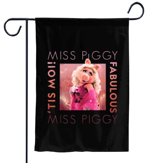 Disneys muppets miss piggy tis moi fabulous Garden Flags