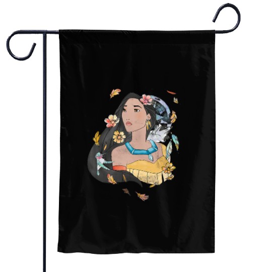 Disneys Pocahontas Dream Catcher Sketch Portrait Garden Flags