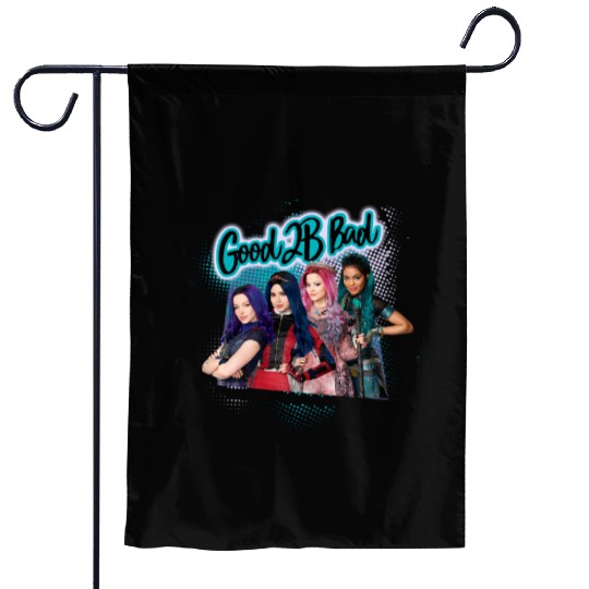 Disneys descendants 3 good 2b bad long sleeve Garden Flags