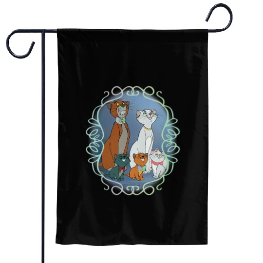 Womens Disneys Aristocats Scroll VNeck Garden Flags