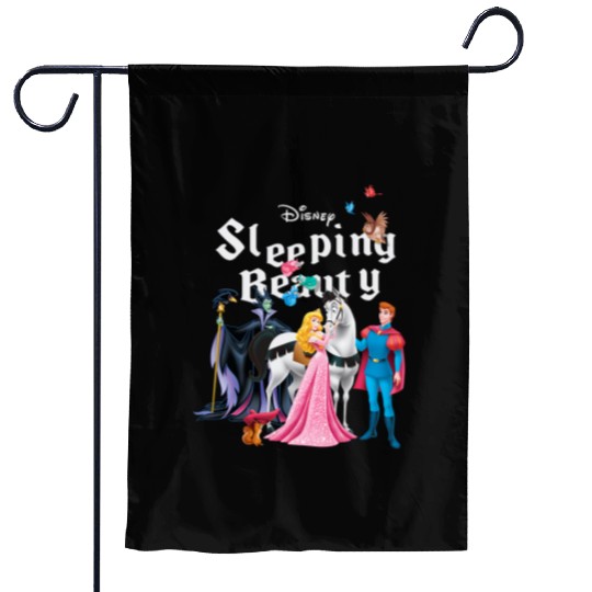 Disneys Sleeping Beauty Characters Garden Flags
