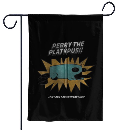 Disneys phineas and ferb perry platypus zip Garden Flags