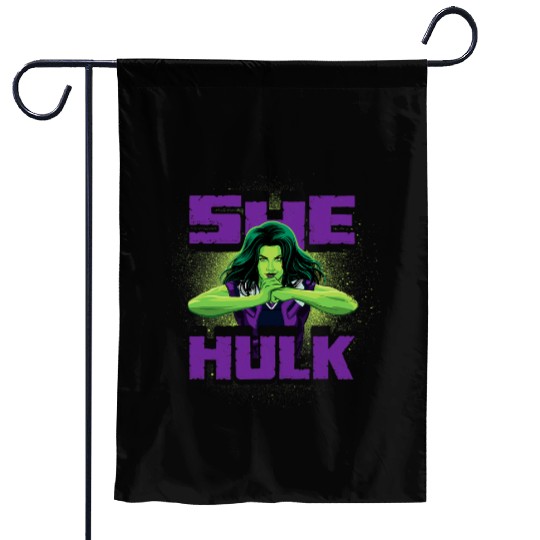 marvels Studios SheHulk is Ready for Anything Disneys Garden Flags
