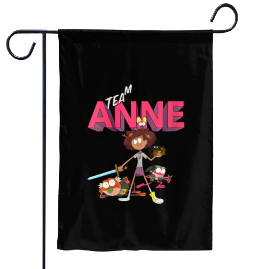 womens Disneys channel amphibia team anne Garden Flags