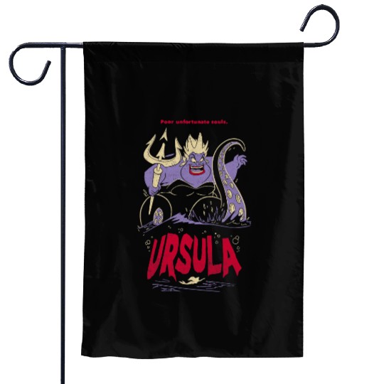 Disneys little mermaid ursula graphic Garden Flags